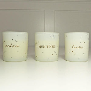 Mum to Be Gift Set of 3 Candles Gift Widdop 