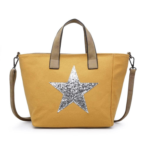 Mustard Star Handbag Accessories House of Milan 