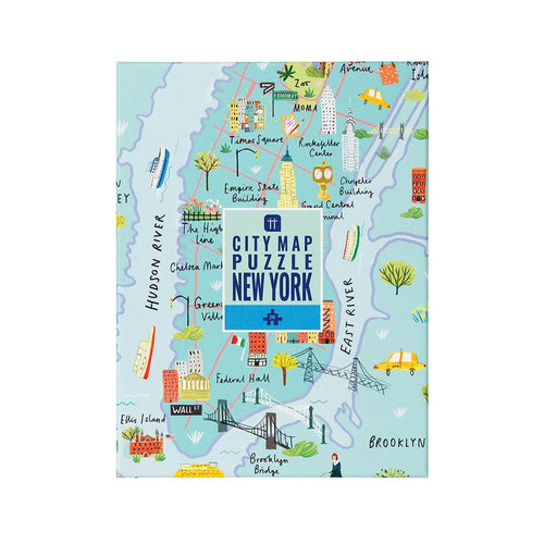 New York City Map Puzzle Gift Talking Tables 