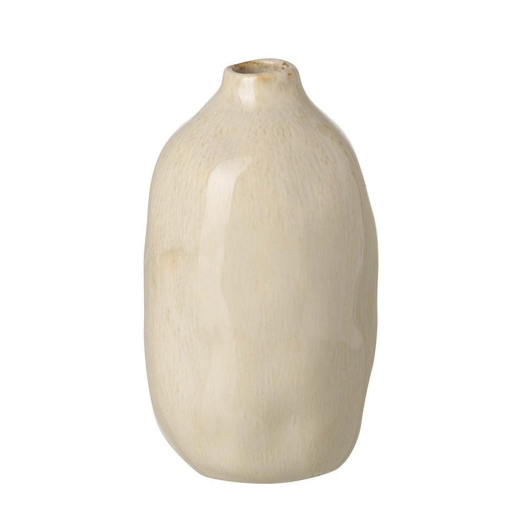 Oatmeal Dimple Bud Vase Homeware Parlane 
