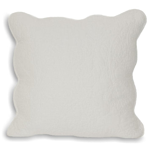 Pale Grey Embroidered Cushion Soft Furnishing Riva Home 