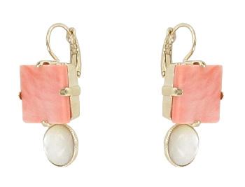 Pale Pink Maui Earrings Jewellery Philippe Ferrandis 