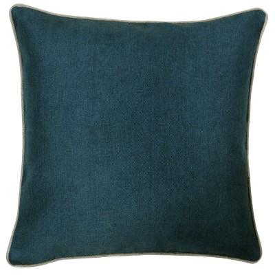 Petrol Cushion with Grey Edging Soft Furnishing Riva Home 