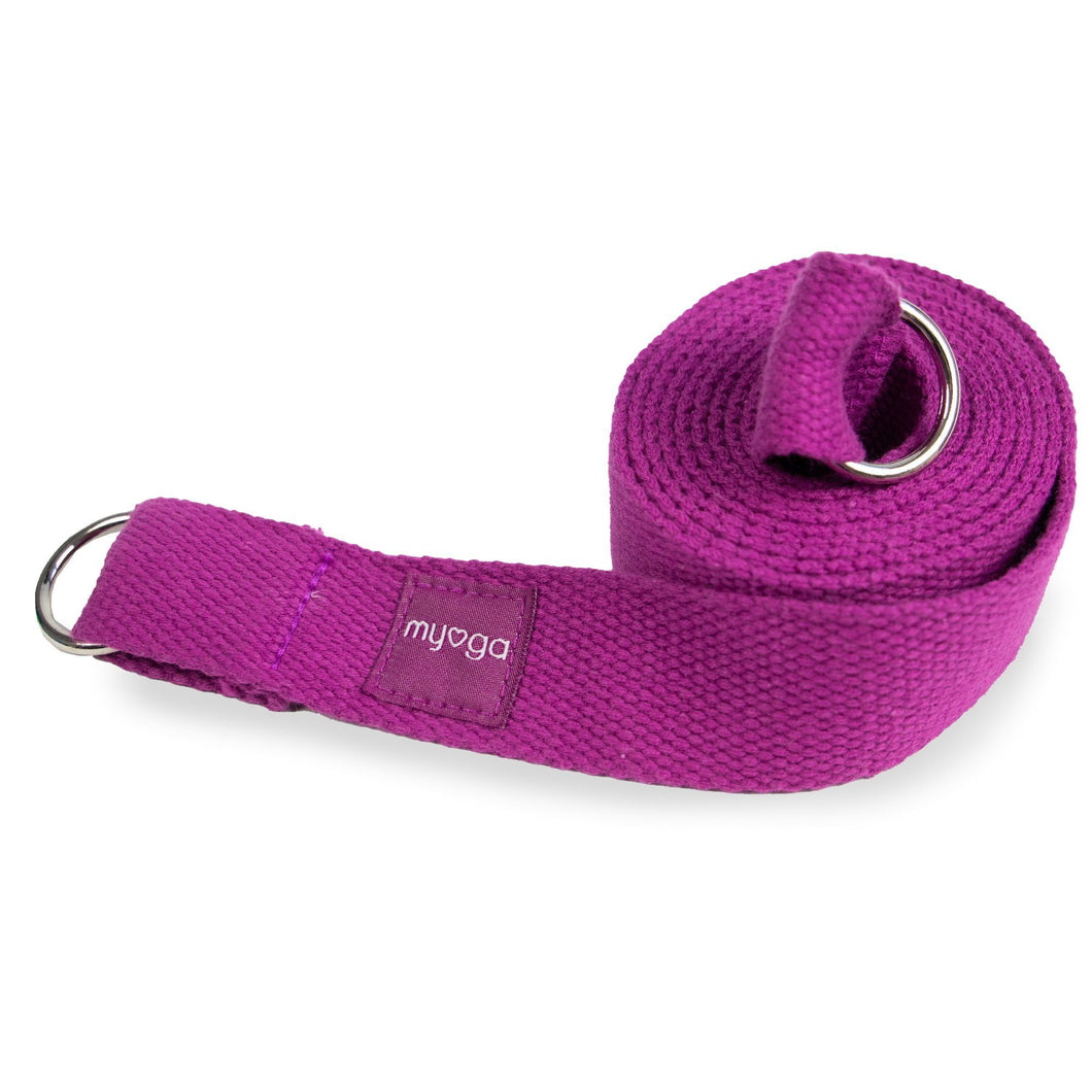 Plum Yoga Stretch Belt & Mat Carry Gift Ryder 