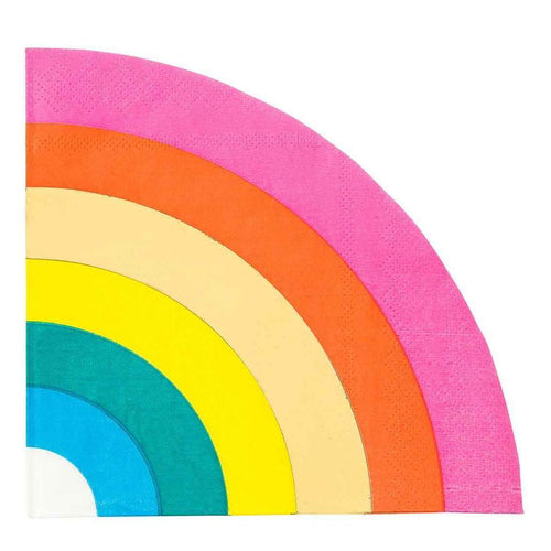 Rainbow Shaped Paper Napkins Party Talking Tables 