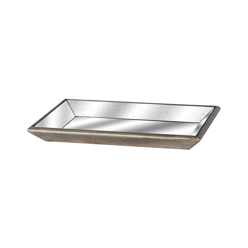 Rectangular Distressed Mirrored Tray Homeware Hill Interiors 