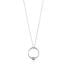 Load image into Gallery viewer, Silver Modern Circle Necklace Jewellery Ania Haie 
