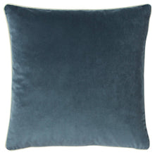 Load image into Gallery viewer, Slate Blue Velvet Cohen Cushion Soft Furnishing Riva Home 
