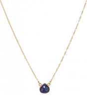 Load image into Gallery viewer, Sodalite 22 Carat Gold Plated Cosmos Necklace Jewellery Ashiana London 
