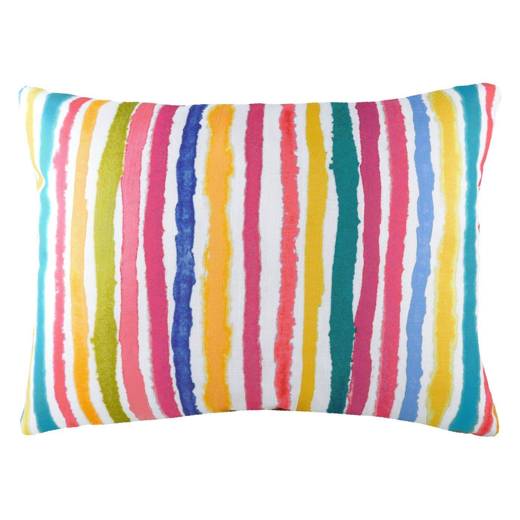 Stripe Multicoloured Cushion Soft Furnishing Riva Home 