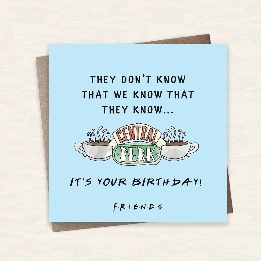 They Don't Know Friends Card Stationery Cardology 