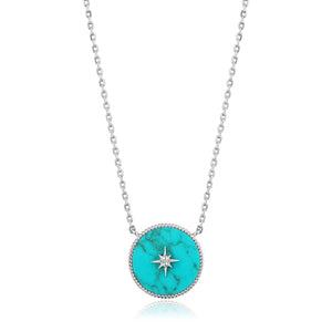 Turquoise Emblem Necklace Jewellery Ania Haie 