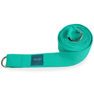 Turquoise Yoga Stretch Belt and Mat Carry Gift Ryder 