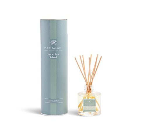Tuscan Lime and Basil Reed Diffuser Home Fragrance Marmalade 