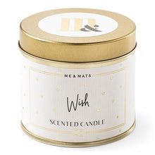 Load image into Gallery viewer, Wish Tin Candle Home Fragrance Me&amp;Mats 
