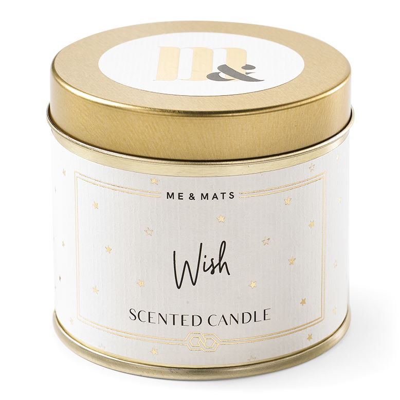 Wish Tin Candle Home Fragrance Me&Mats 