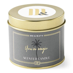 You're Magic Tin Candle Home Fragrance Me&Mats 